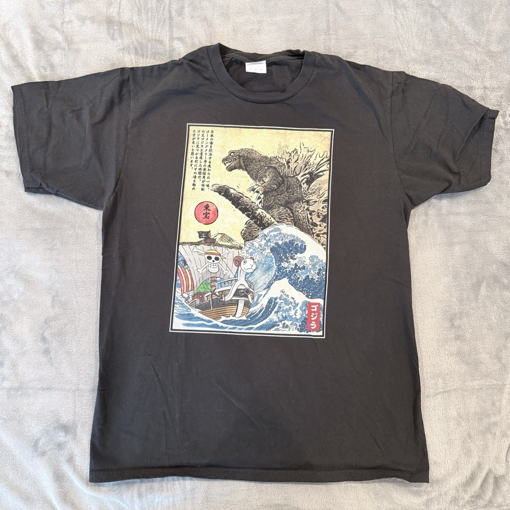Lot of 10 Anime Graphic Tees Mens Size M One Piece Totoro Pokemon Naruto Avatar - Picture 14 of 15